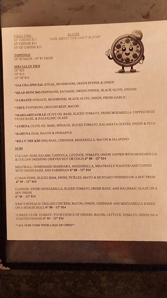 Ks NY Pizza Menu image 2